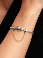 Cadena de Seguridad Alargada Dorada