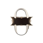 Bolso Tote Coach Signature Jacquard con Cuero Blanco