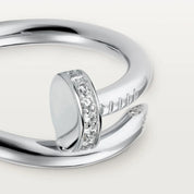 Anillo Clavo Cartier Plateado