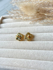 Pendientes Van Cleef Alhambra Vintage Blanco