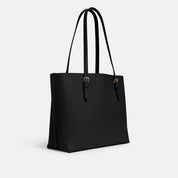 Coach Tote Bag Mollie Canvas Negra Interior Rojo