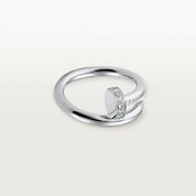 Anillo Clavo Cartier Plateado