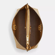 Coach Bucket Bag Signature Canvas Khaki Marrón