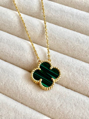 Collar Van Cleef Alhambra Vintage 1 Trebol Verde