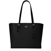 Coach Tote Bag Mollie Canvas Negra Interior Rojo