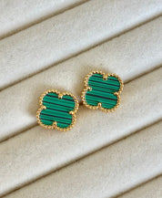 Pendientes trébol Alhambra Vintage Verde
