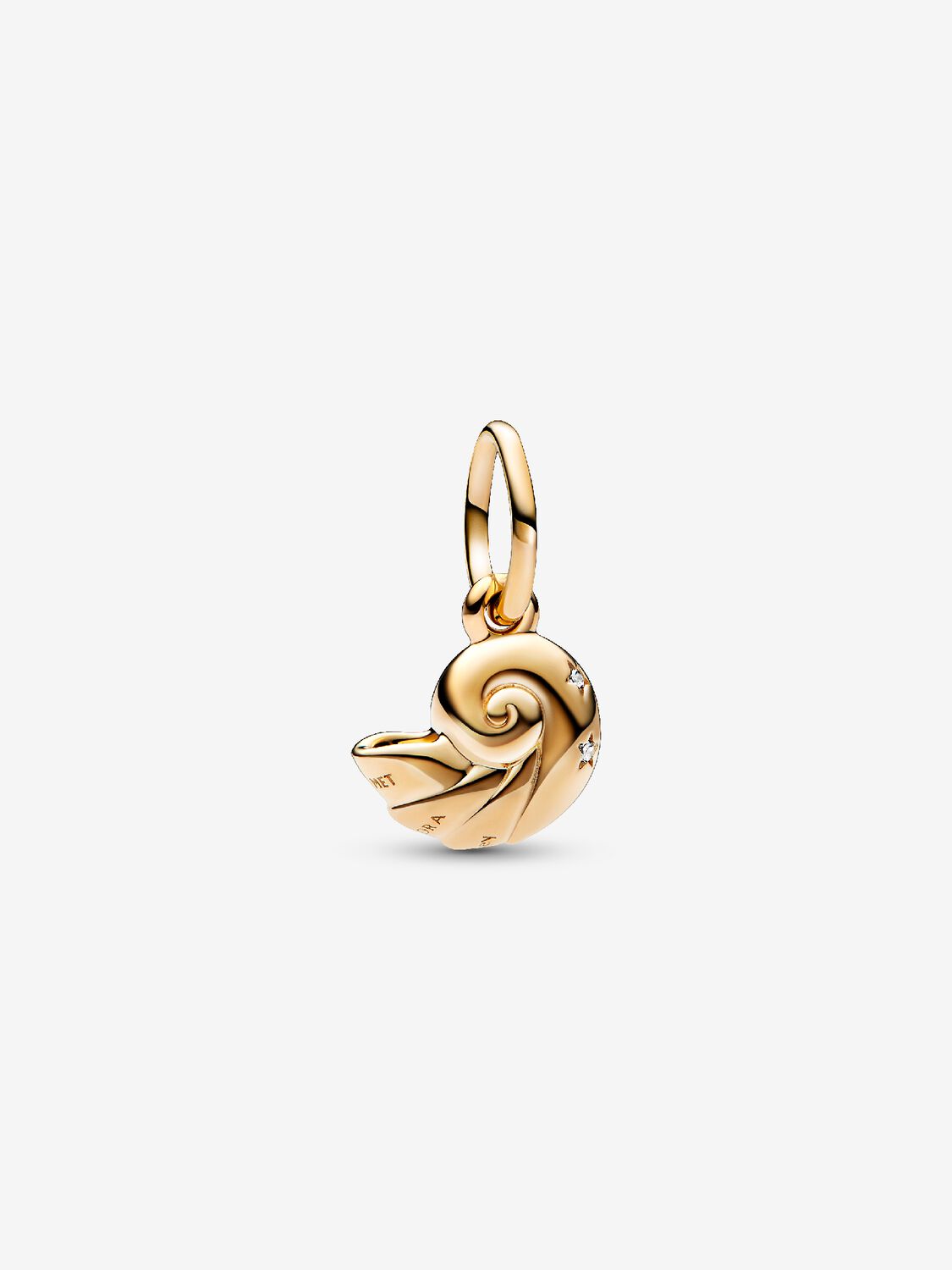 Charm Dorado Colgante Caracola Encantada de La Sirenita de Disney