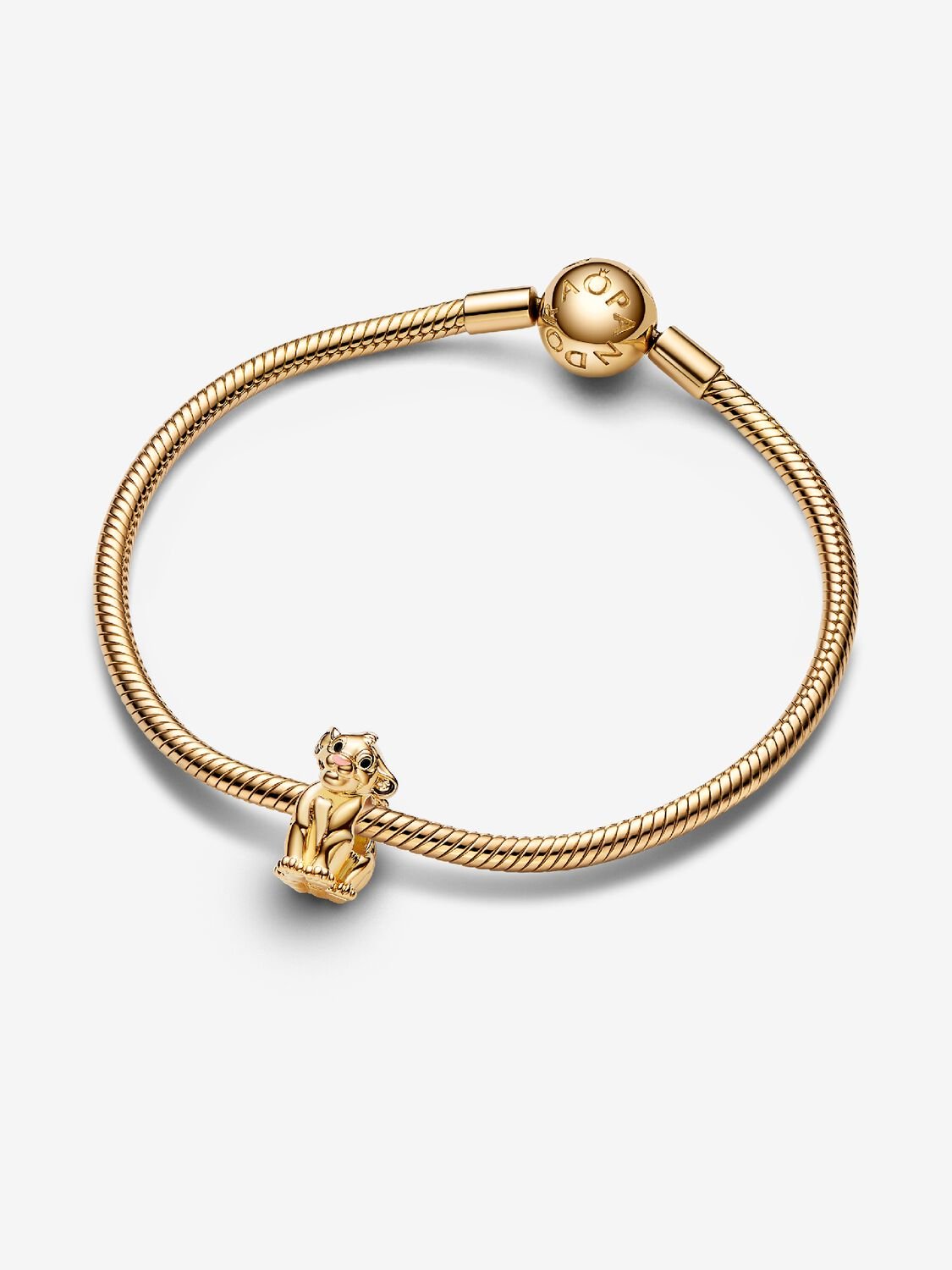 Charm Dorado Simba El Rey León de Disney