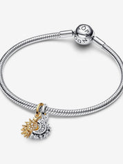 Charm Colgante Divisible Sol y Luna