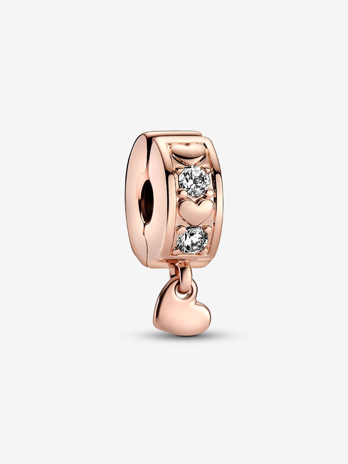 Clip charm colgante “Infinite Hearts”