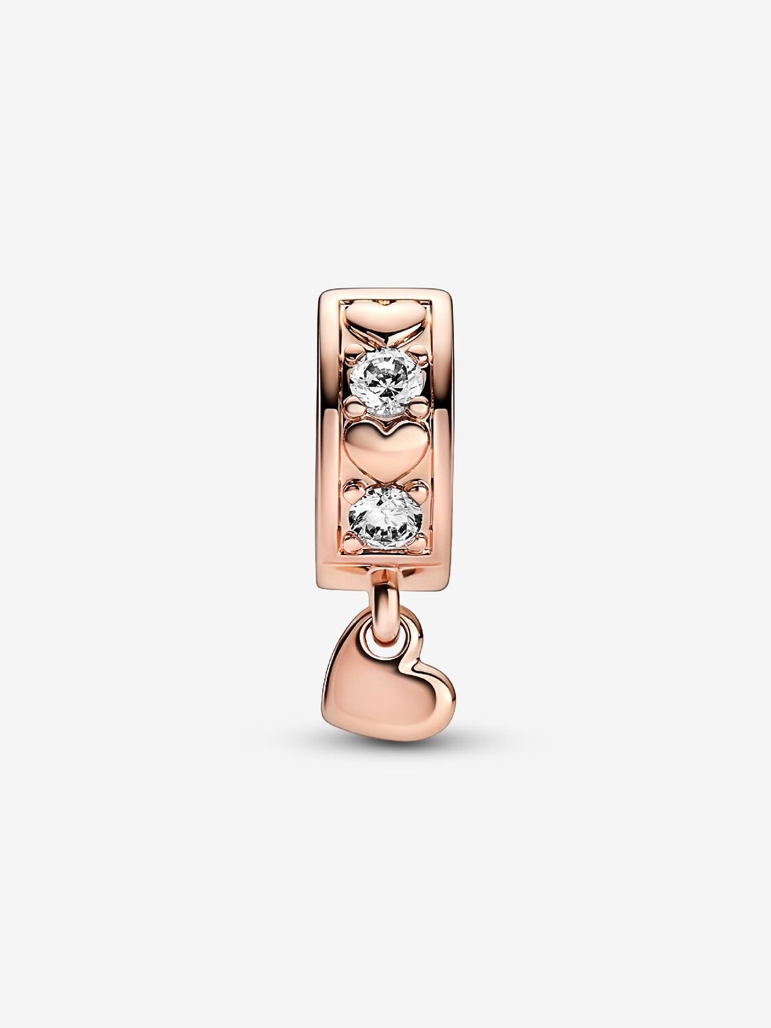 Clip charm colgante “Infinite Hearts”