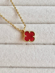 Collar Van Cleef Alhambra Vintage 1 Trébol Rojo