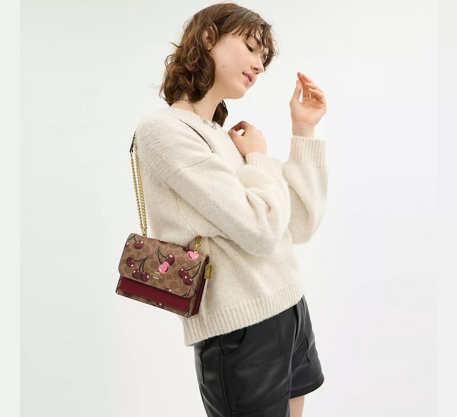 Coach Mini klare Cereza