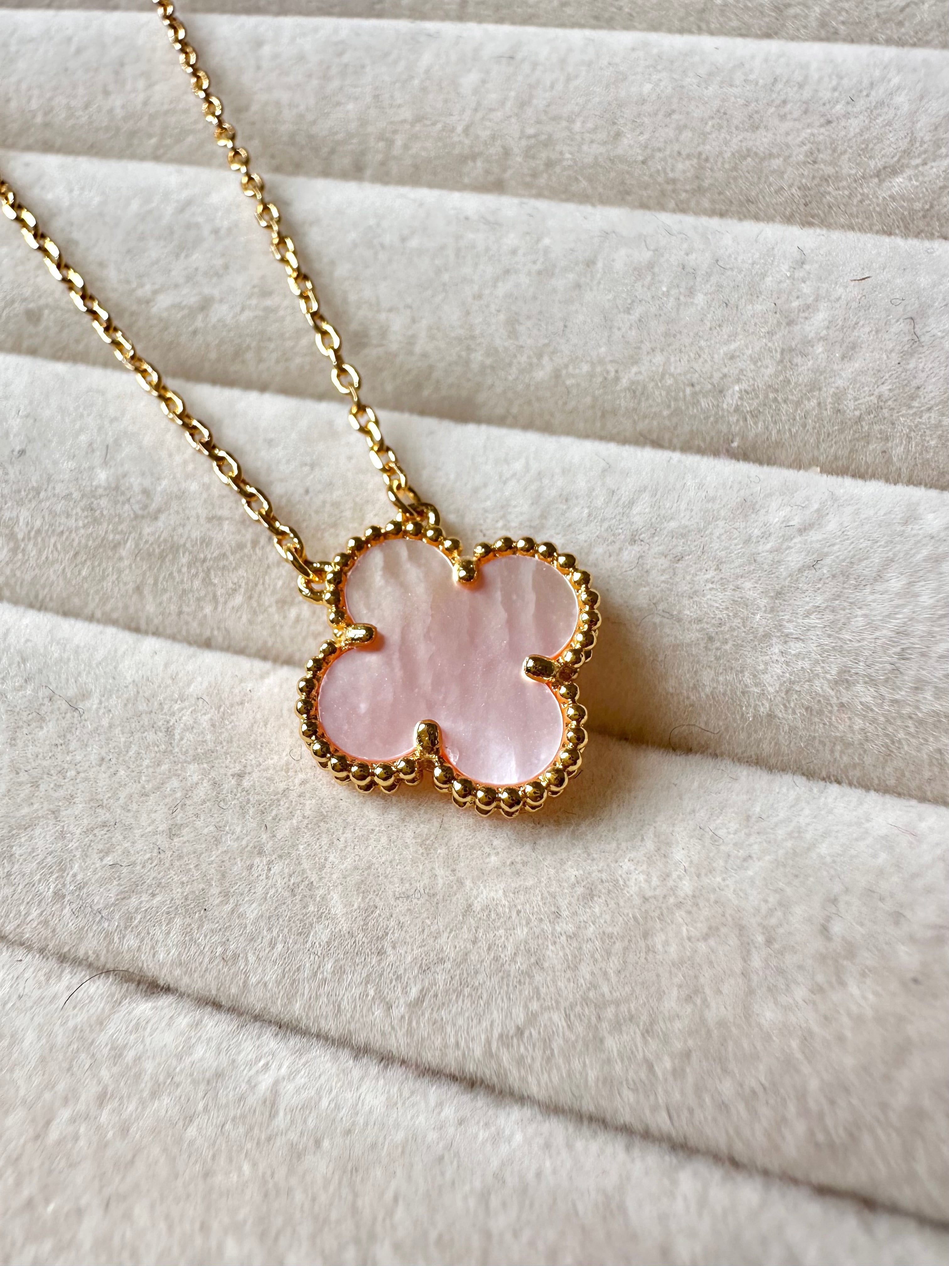 Collar Alhambra Vintage 1 Trébol Rosa