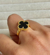 Anillo Van Cleef Alhambra Vintage Negro