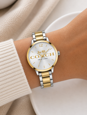 Reloj Coach Dorado y Plateado