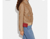 Coach Mini Wallet On A Chain Crossbody Signature Leather In Debossed Red