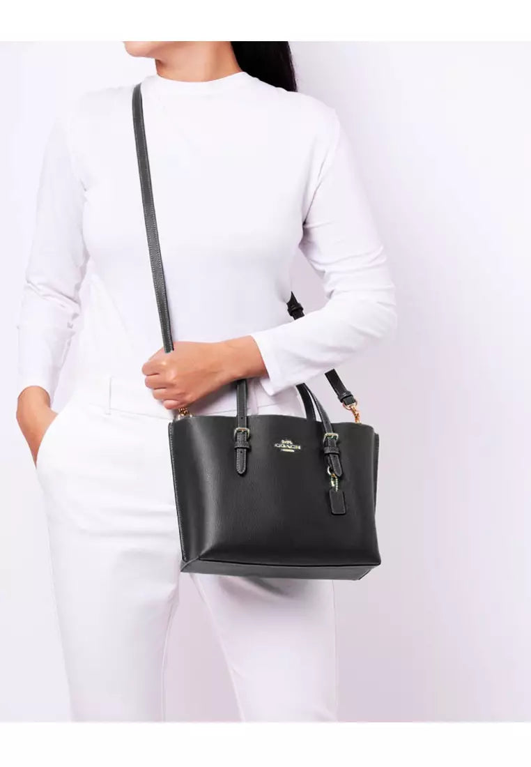 Coach Mollie Tote 25 In Negra