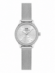 Reloj Coach de Malla Pletado Completo