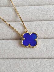 Collar Alhambra Vintage 1 Trébol Azul