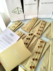 Collar Van Cleef Alhambra Vintage 1 Trebol Verde