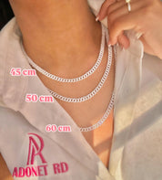 Collar Rose Gold de Cadena Cubana Pandora