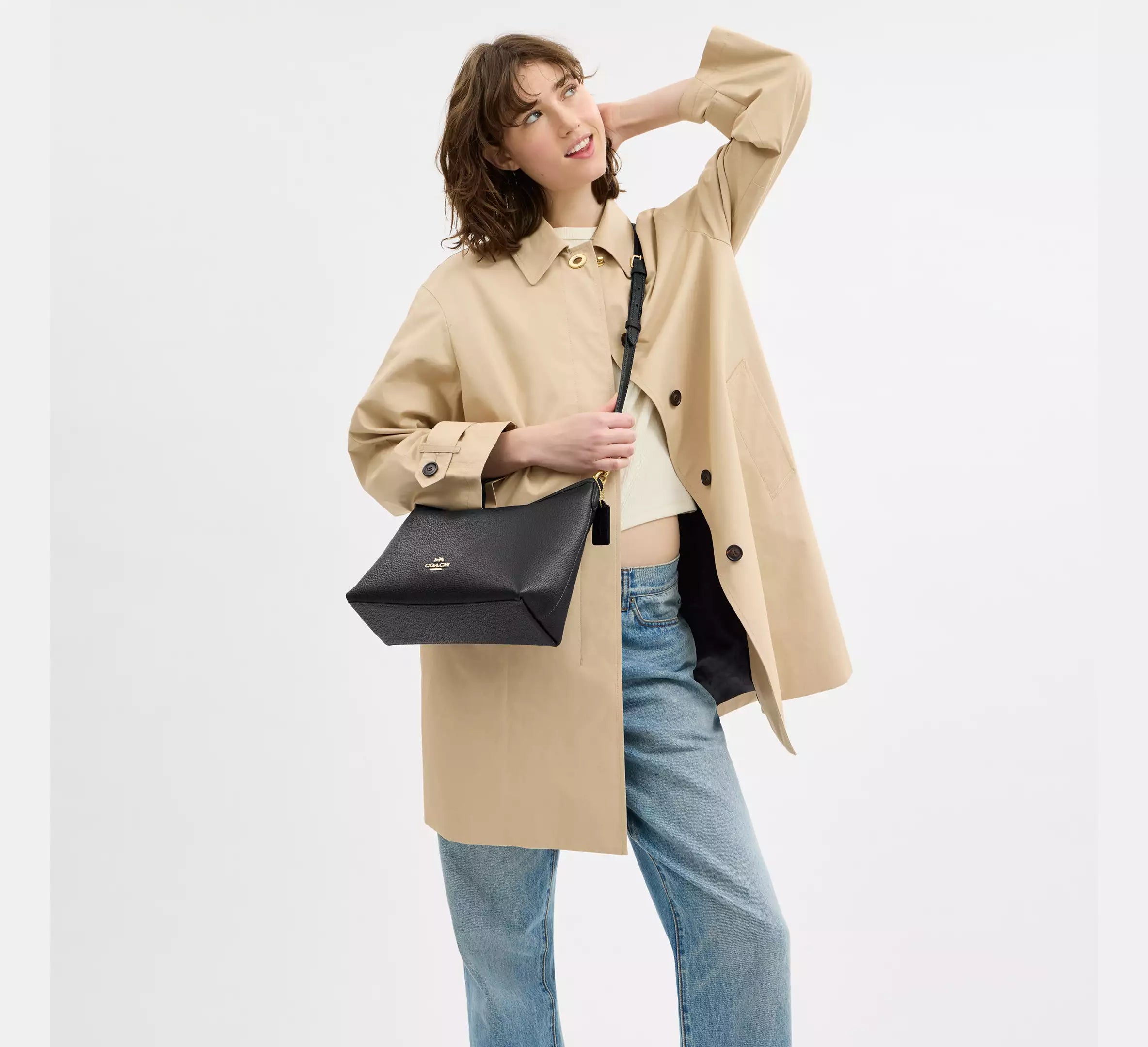 Coach Laurel Shoulder Bag Negra