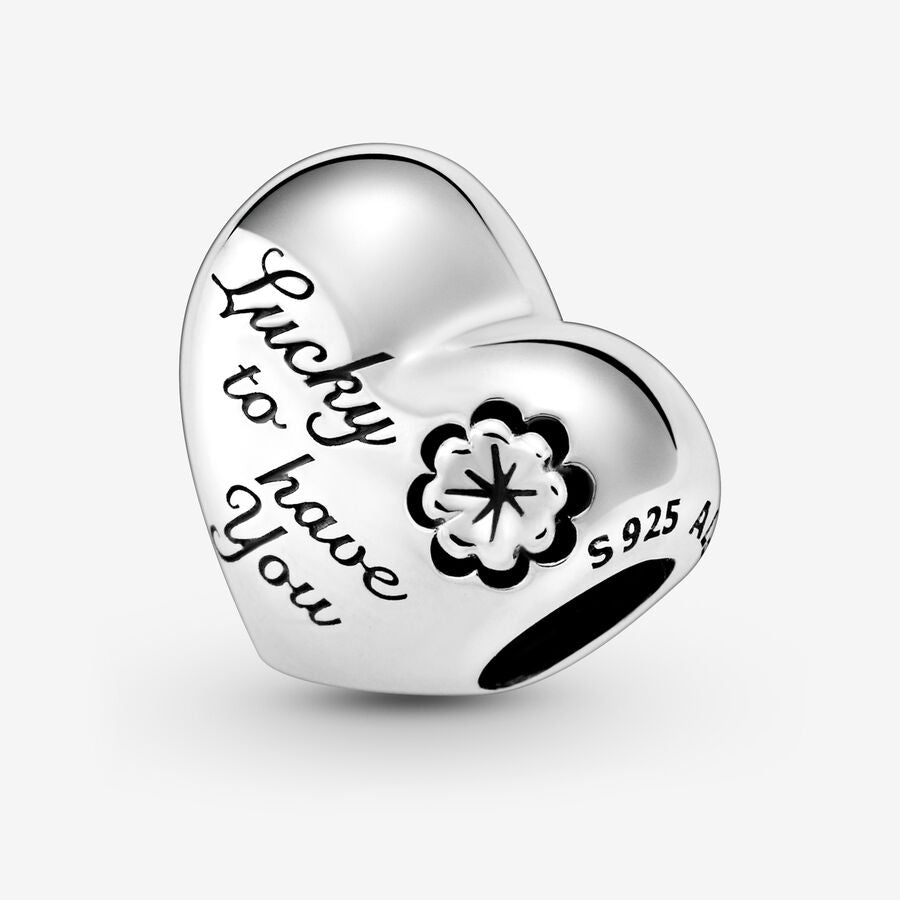 Charm Corazón y Trébol Madre