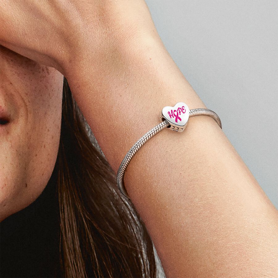 Charm Cinta Rosa Esperanza (Hope)