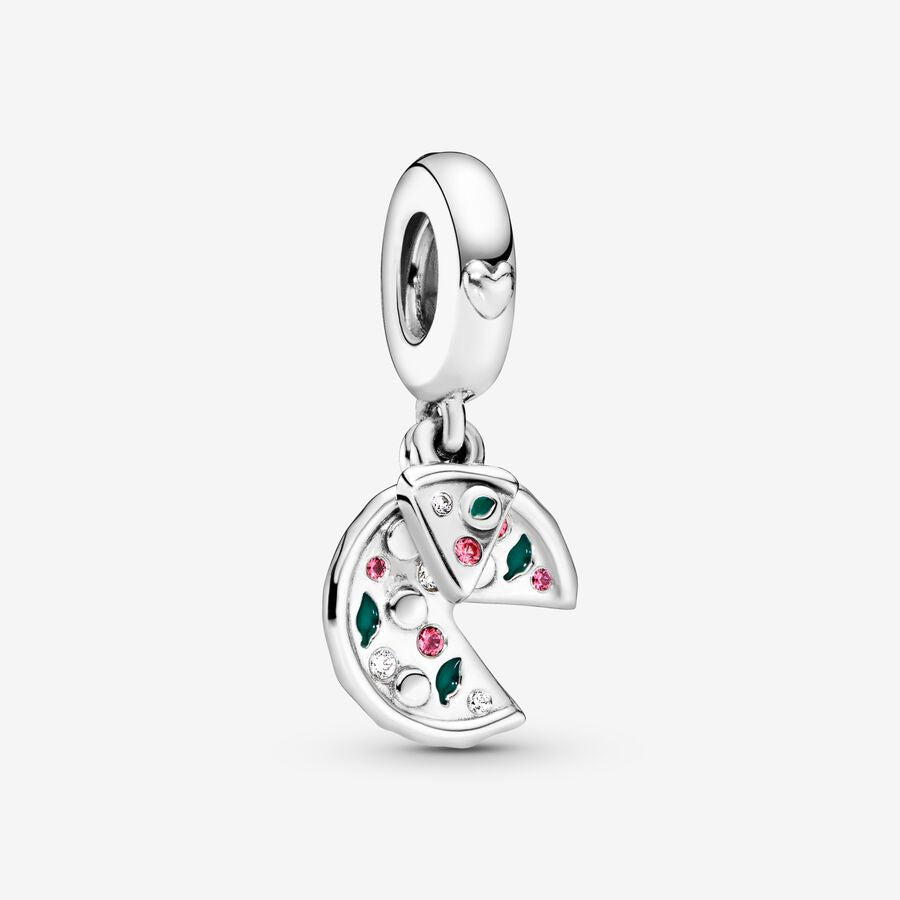 Charm colgante de amor de pizza