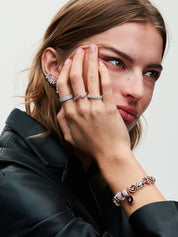 Anillo Alianza de Corazones Transparentes