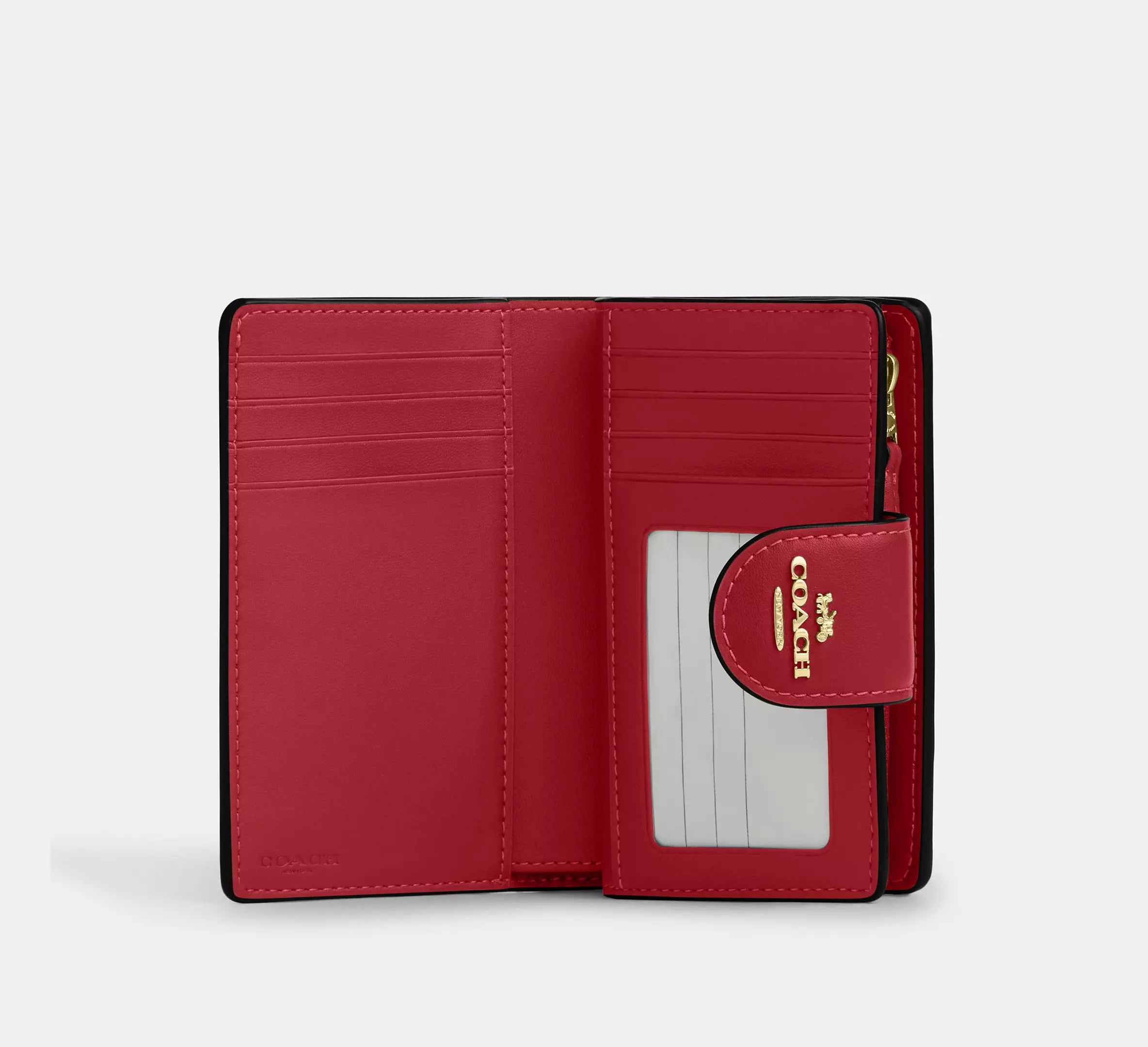 Coach Monedero Marron/Rojo