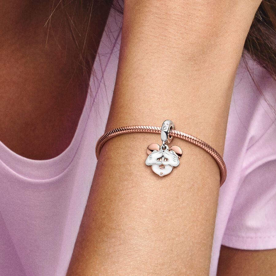 Charm Colgante Doble Mickey Mouse de Disney