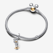 Charm Colgante Pato Donald 100 Aniversario de Disney con Diamante sintético